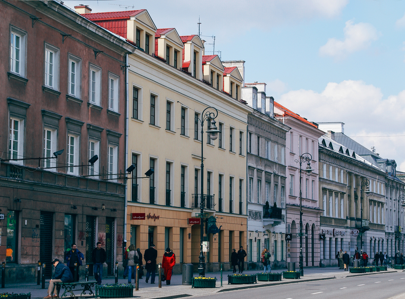 Krakowskie Przedmieście Street in Warsaw